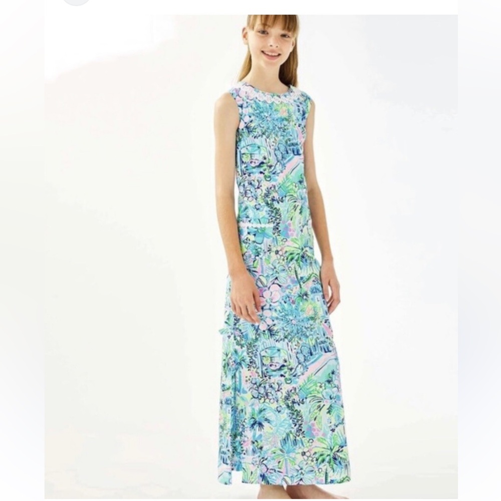 Lilly Pulitzer Girls 12 Maxi Dress shift dress